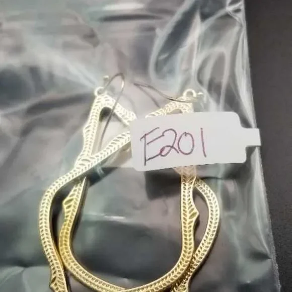 Egyptian lace earrings E201